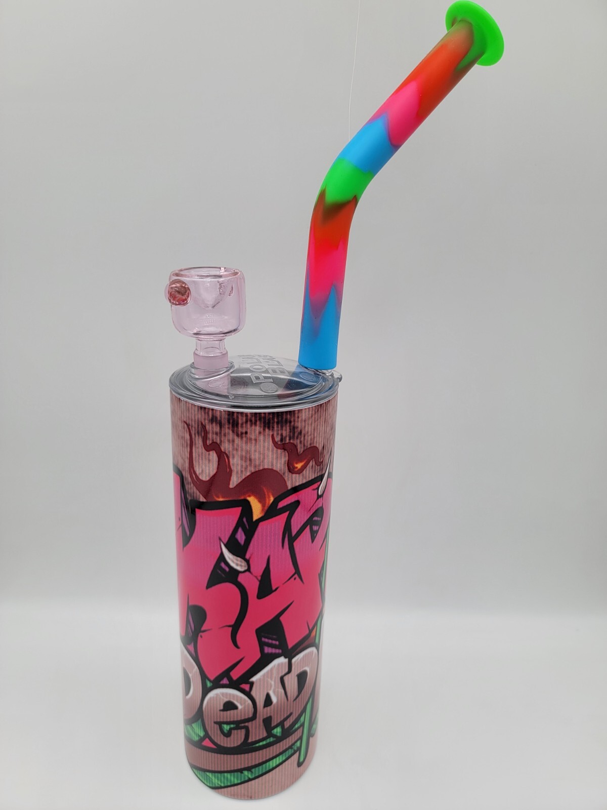 20oz Skinny Sublimated Cold Smoke Tumbler/W Polar Blast Lid/Hookah Tumbler
