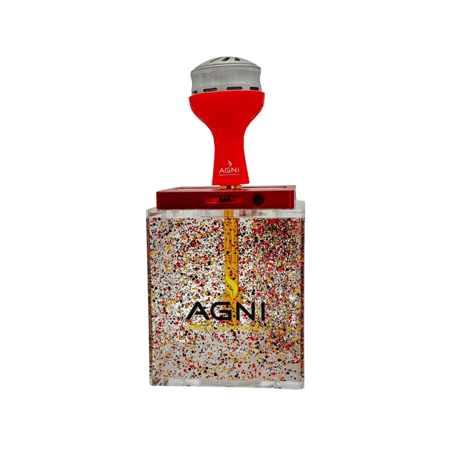 AGNI Hookah 12&Prime; Rock Premium Glass Handle with LED – Blue | Full Set | Free Ship
