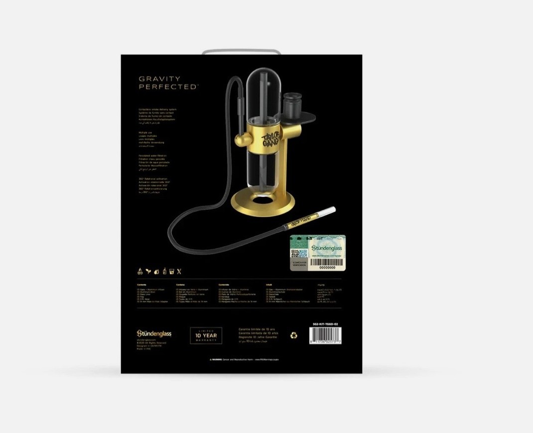 Stündenglass OEM Gravity Bong/ Hookah Taylor Gang Edition