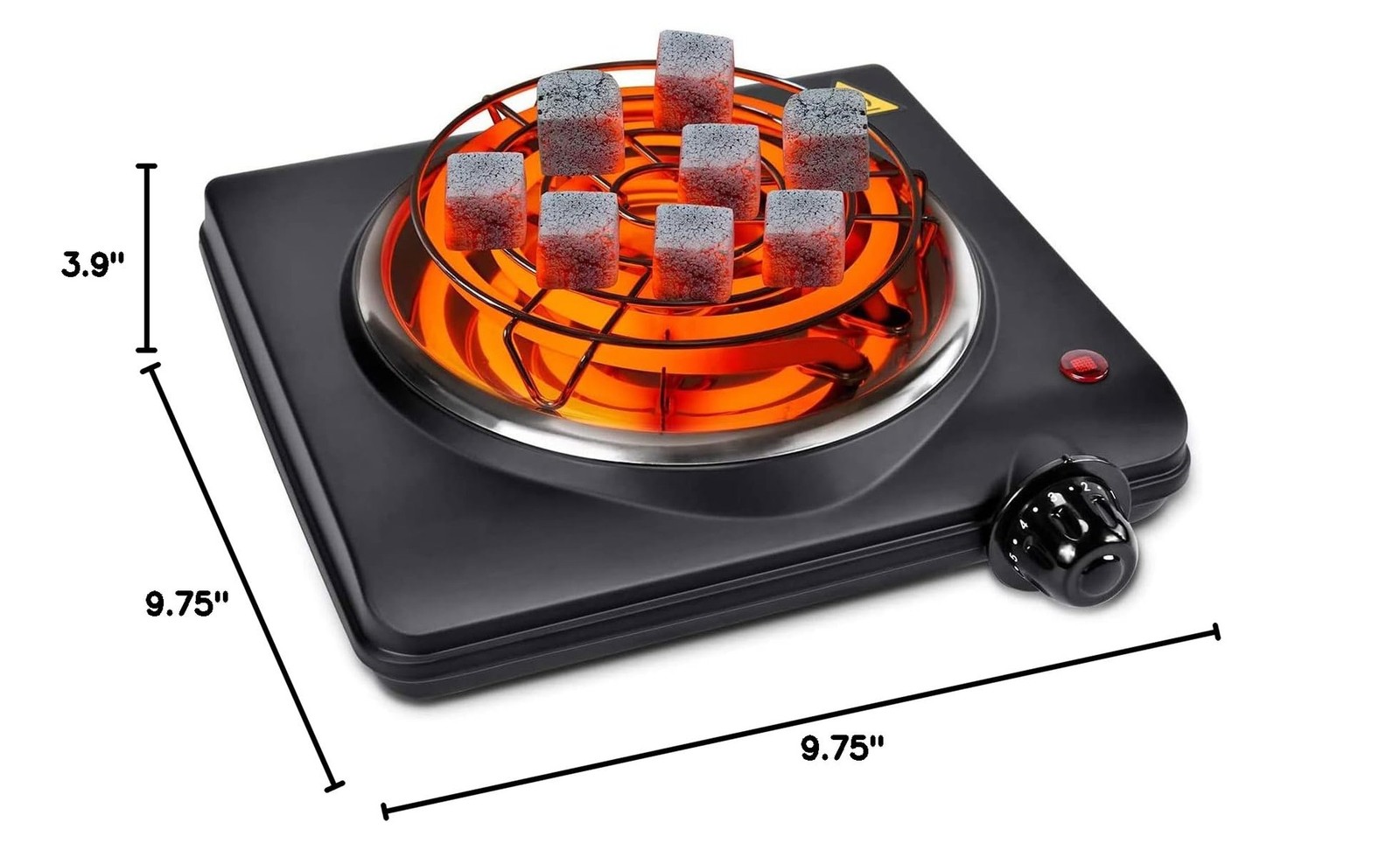 Electric Charcoal Burner Stove Portable Hot Plate Grill Coal Burners Heating …