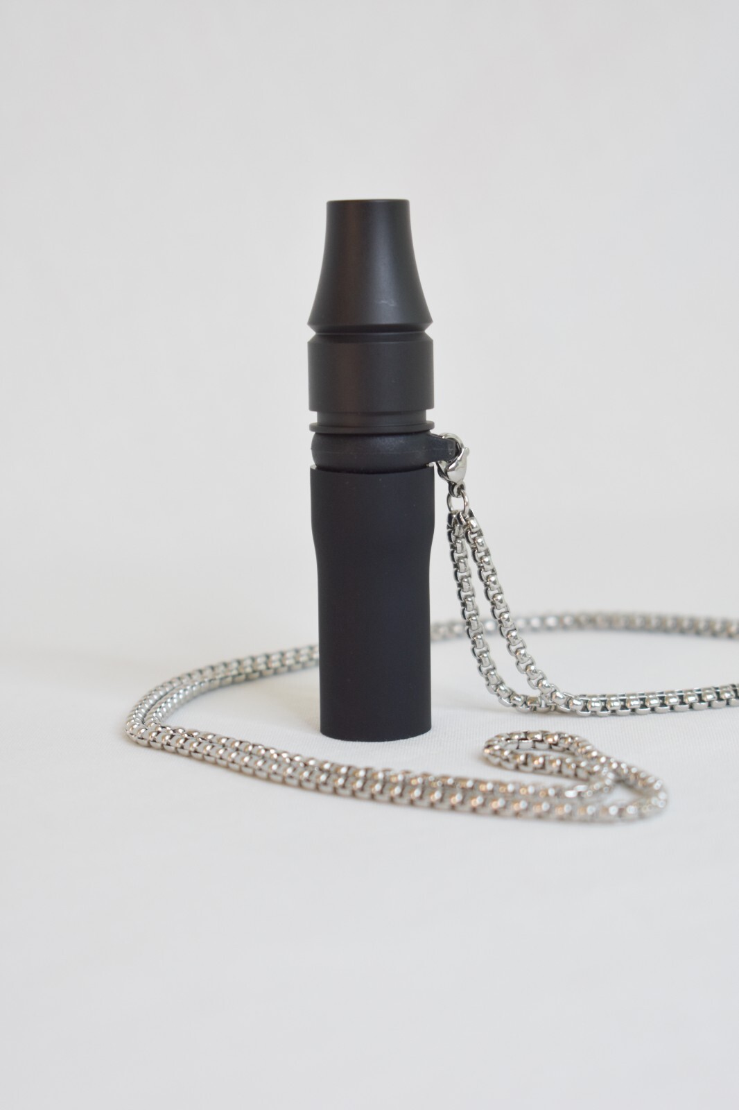 Black Stainless Steel hookah mouthtip – made by Vyro
