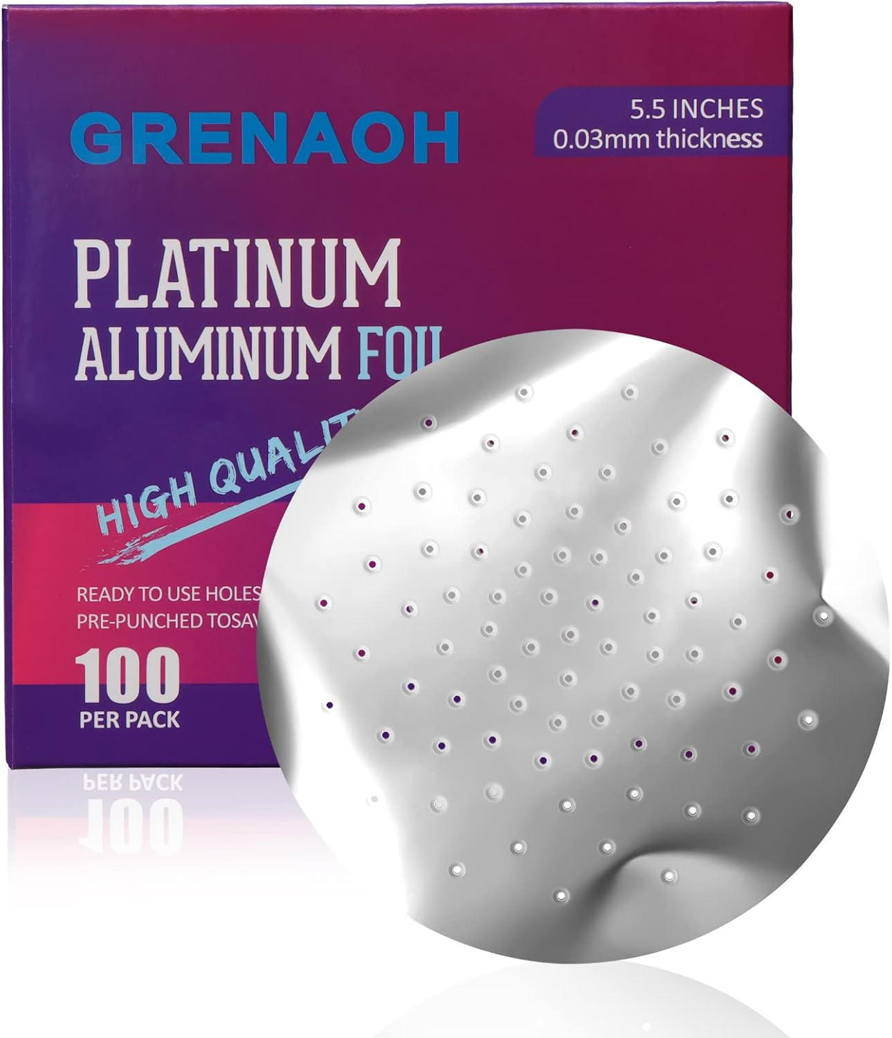 Hookah Foil Pre Punched Hookah Aluminum Foil & Heavy Duty Pre-Poked Hookah Foil