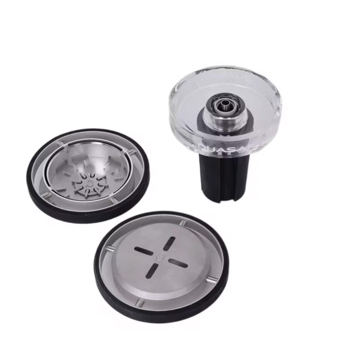 Quasar Raas Shisha Bowl Premium Hybrid Glass & Aluminum Heat Management Device