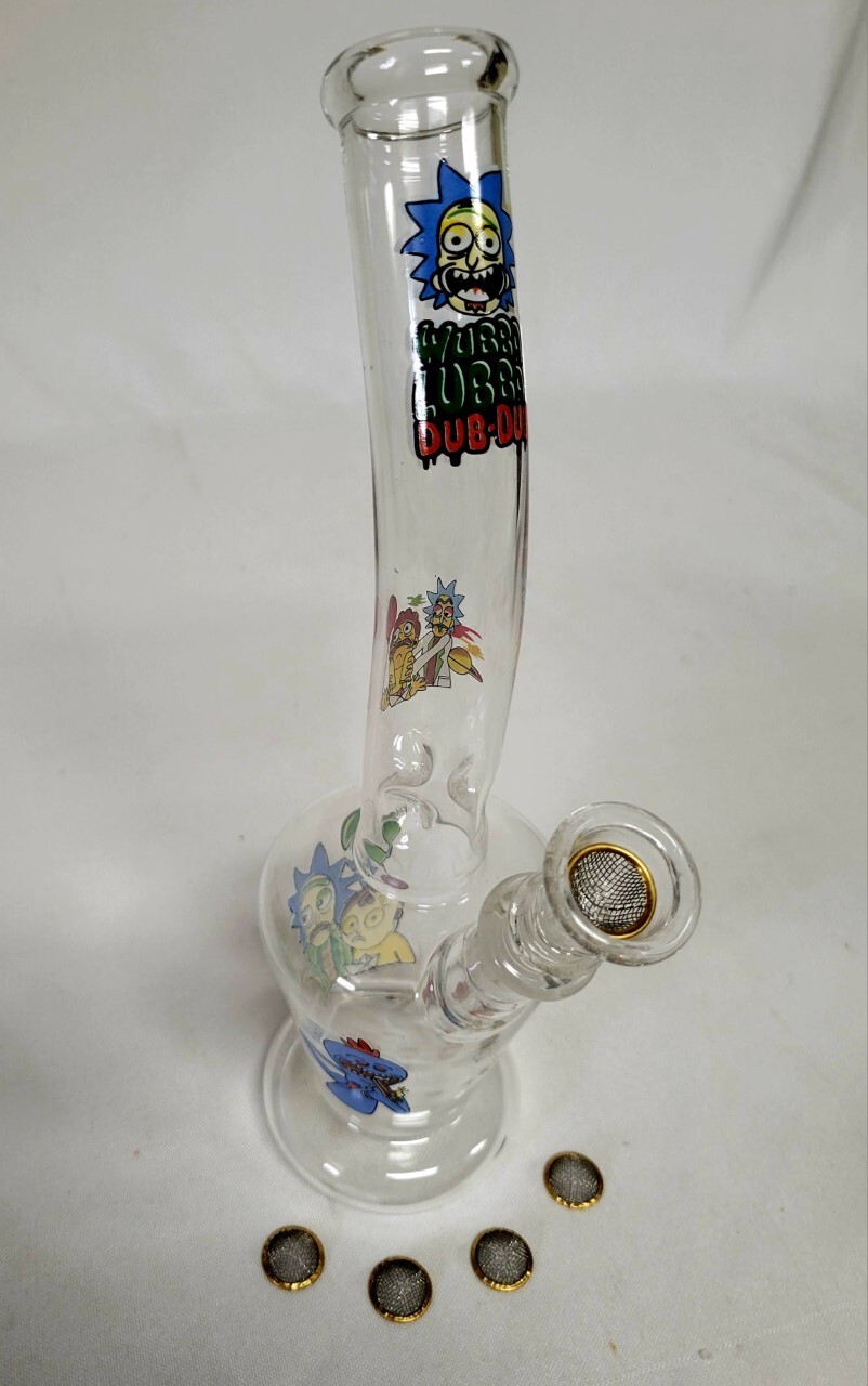 10&Prime; Smoking Water Pipe, Bong with 2 pc. bowl screens FREE