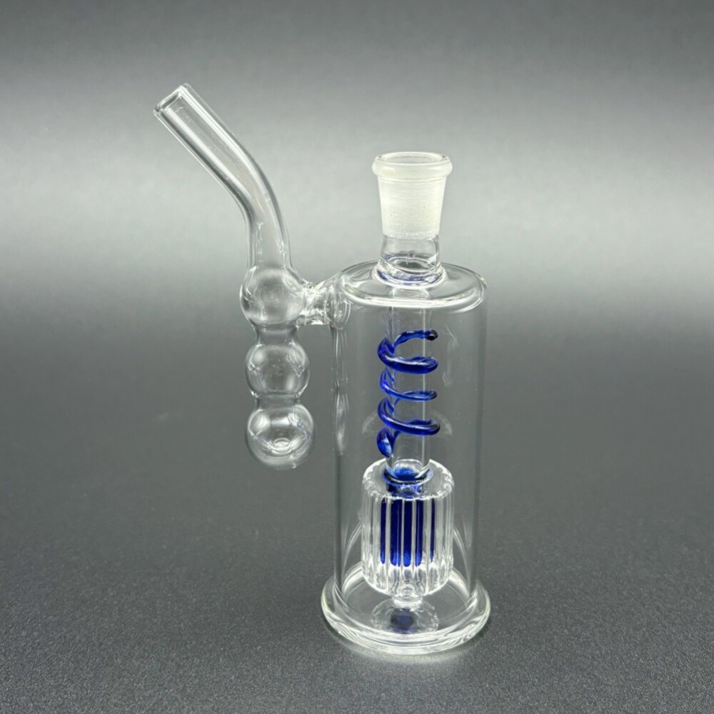 4&Prime; Mini Glass Bong Filter Pyrex Hookah Recycler Water Pipe Smoking Bubbler