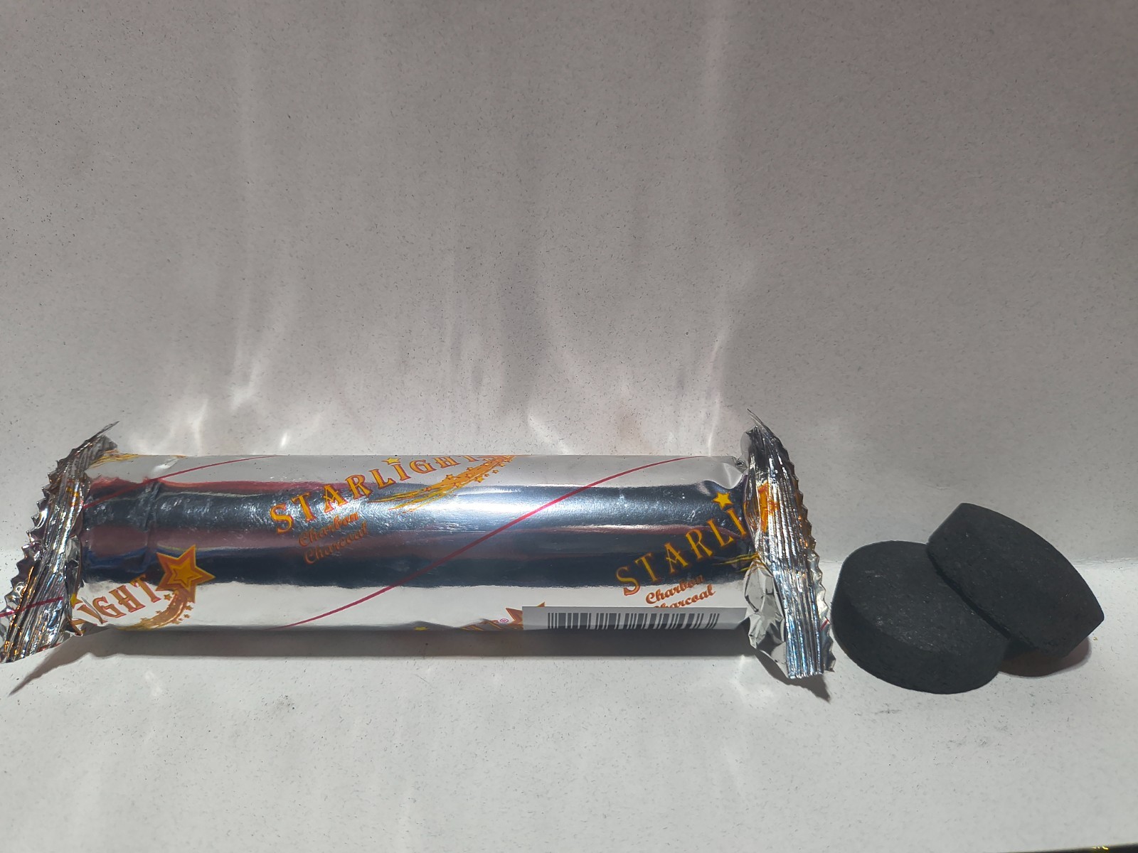Starlight Charcoal 33mm Instant Light Charcoal Tablet Hookah 1 Roll, 10 Disks