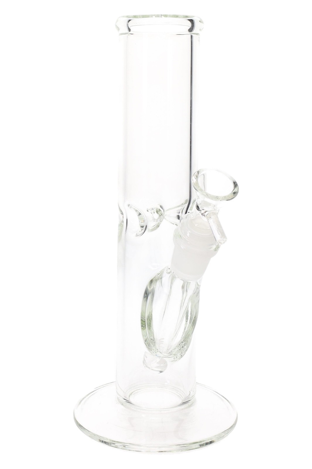 US Made Glass Straight Shooter Bong 10&Prime; – Hookah Tobacco Water Pipe – Clear