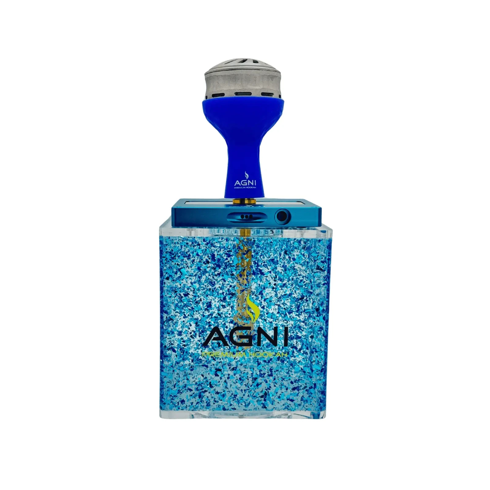 AGNI Hookah Rock Premium Glass Handle with LED – PURPLE | Full Set | Free Shipp
