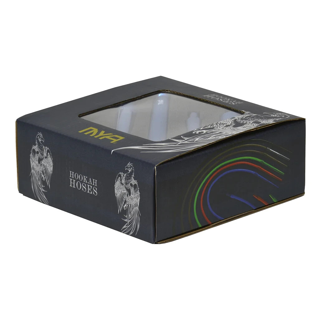 MYA Premium Silicon Hose With Gift Box Silicone Washable Shisha Pipe Blue