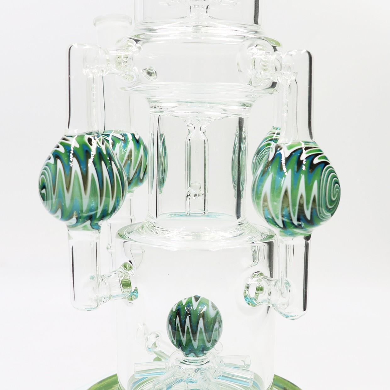 Recycler Hookah 16 » Super Heavy Glass Smoking Waterpipe Wigwag Perc Bong 14mm