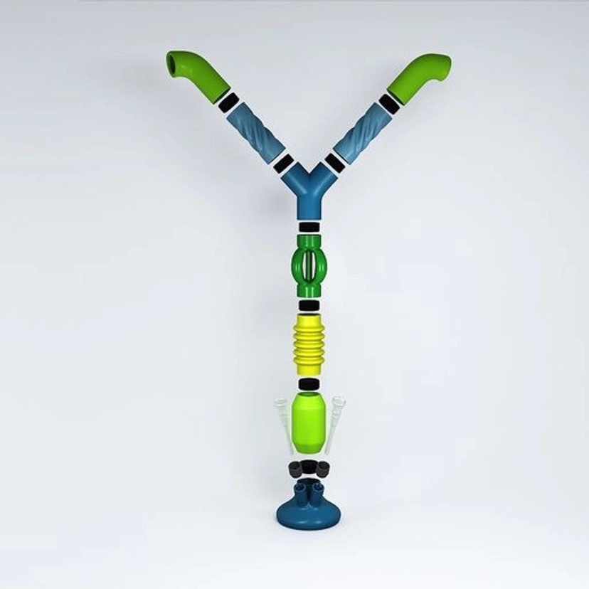 gravity water bong printed with petg food grade