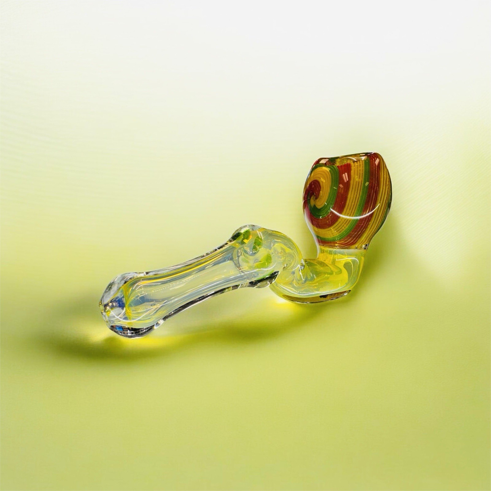 🔥6”Glass Hand Pipe Bubbler-Multi-Color Swirl Design | Compact & Unique🔥