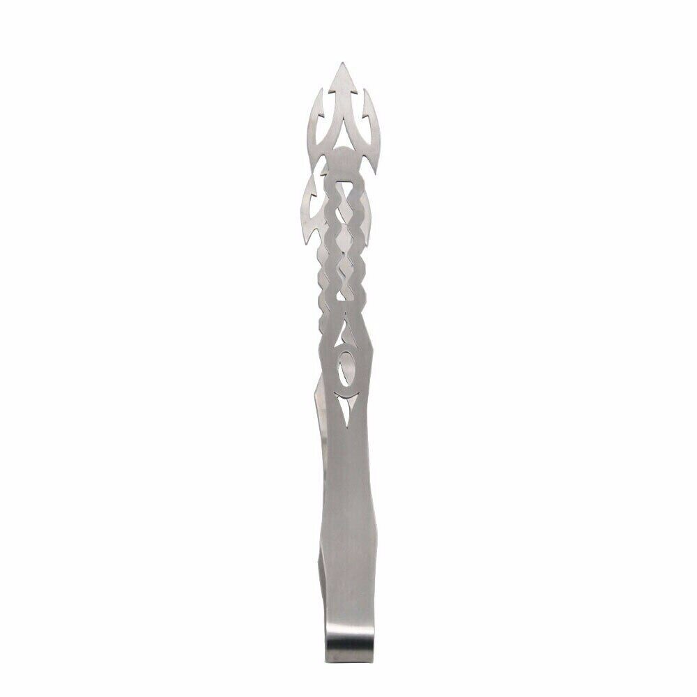 Trident Style Stainless Steel Shisha Hookah Tongs Tweezers 11.8 in Narguile Tong