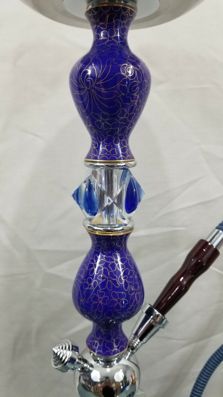 INHALE®️ 26” ORIGINAL EMERALD HOOKAH WITH A HAND BLOWN GLASS