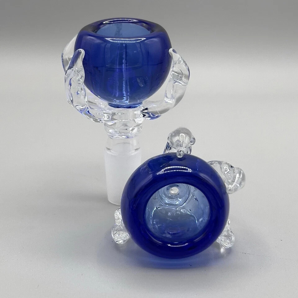 2PCS 14MM Thick Glass Bong “DRAGON CLAW” Bowl Slide For Water Pipe Hookahs