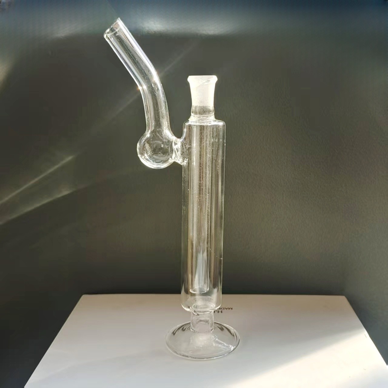 Portable 5.5&Prime; Thick Glass Bong Water Pipe Smoking Hookah Bubbler Shisha W/Bowl