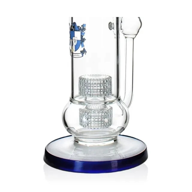 16&Prime; Freezable Glycerin Bong – Straight Tube with Matrix Perc & Blu 2025 🔥💨🎆🌟