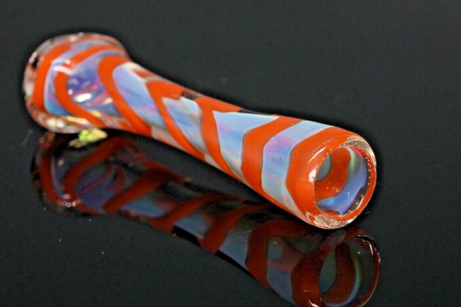 ONE HITTER OG BLOWN GLASS ART HEAVY HAND PIPE FLOWER BOWL 3” CHILLUM USA SMOKING