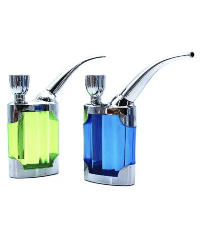 Dual Purpose Resin Smoking Pipe Mini Shisha Hookah Water Tobacco. 12 pcs Mixed