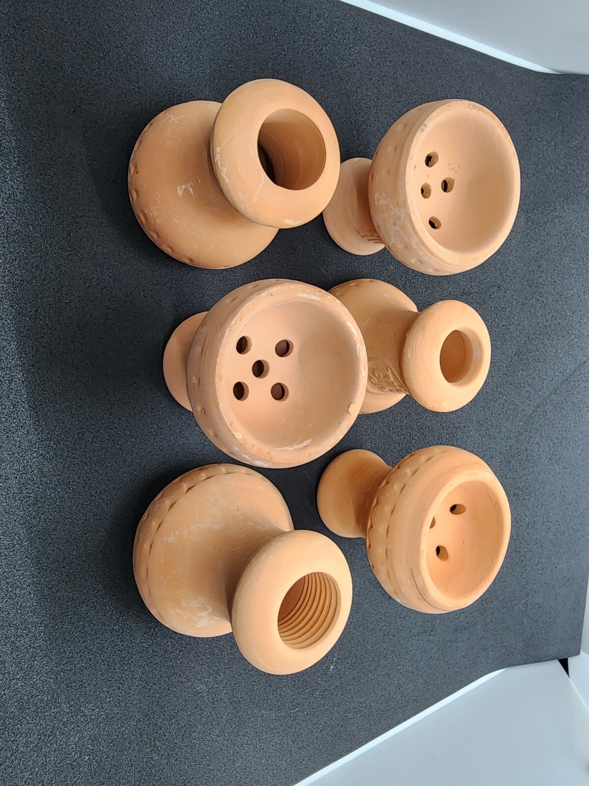 6x B.Y.O. Hookahs / Amira Hookah Clay Hookah Bowl