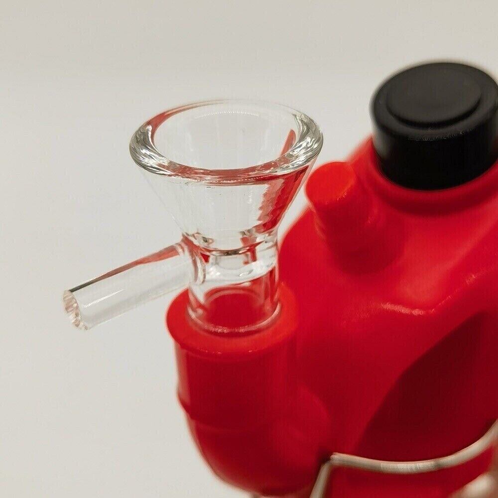 6&Prime; Human Heart Water Smoking Pipe Glass Bong Silicone Hookah Bong
