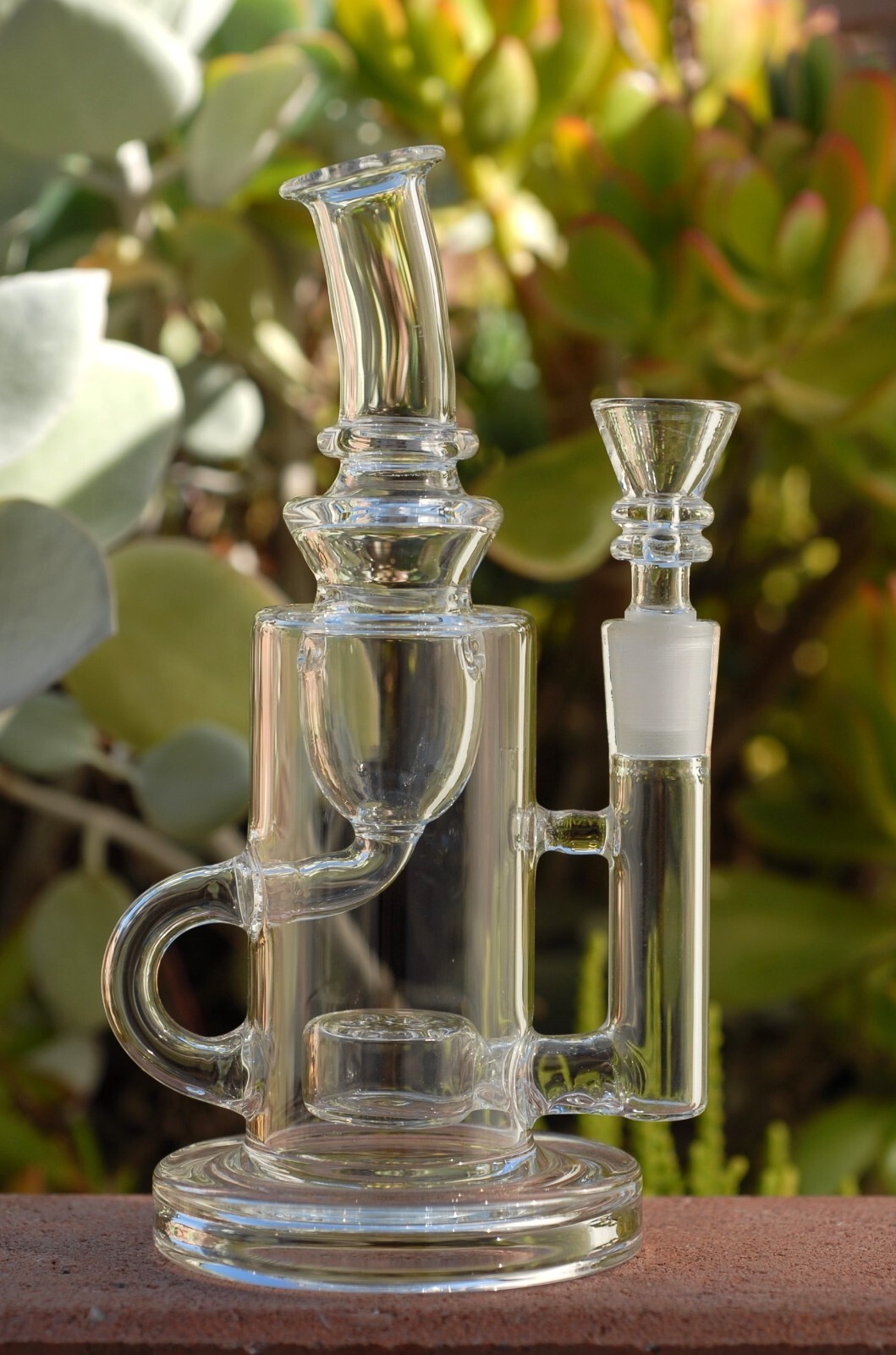 6&Prime; Mini Recycler Premium Quality Smoking Water Pipe Hookah Bubbler Bong