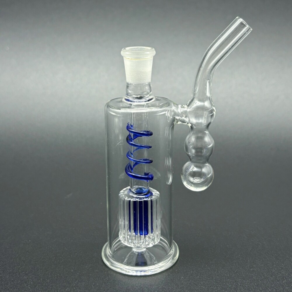 4&Prime; Mini Glass Bong Filter Pyrex Hookah Recycler Water Pipe Smoking Bubbler