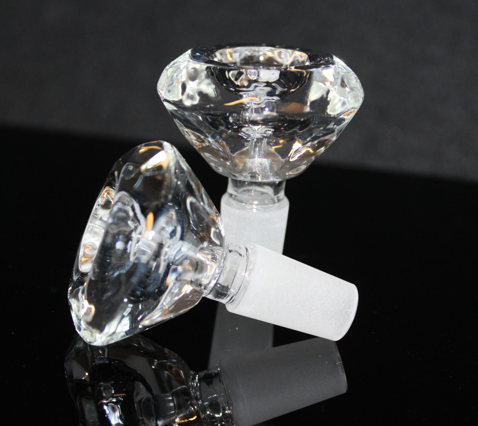 14mm WIDE DIAMOND Slide bowl Tobacco smoking glass slide bowl 14 mm