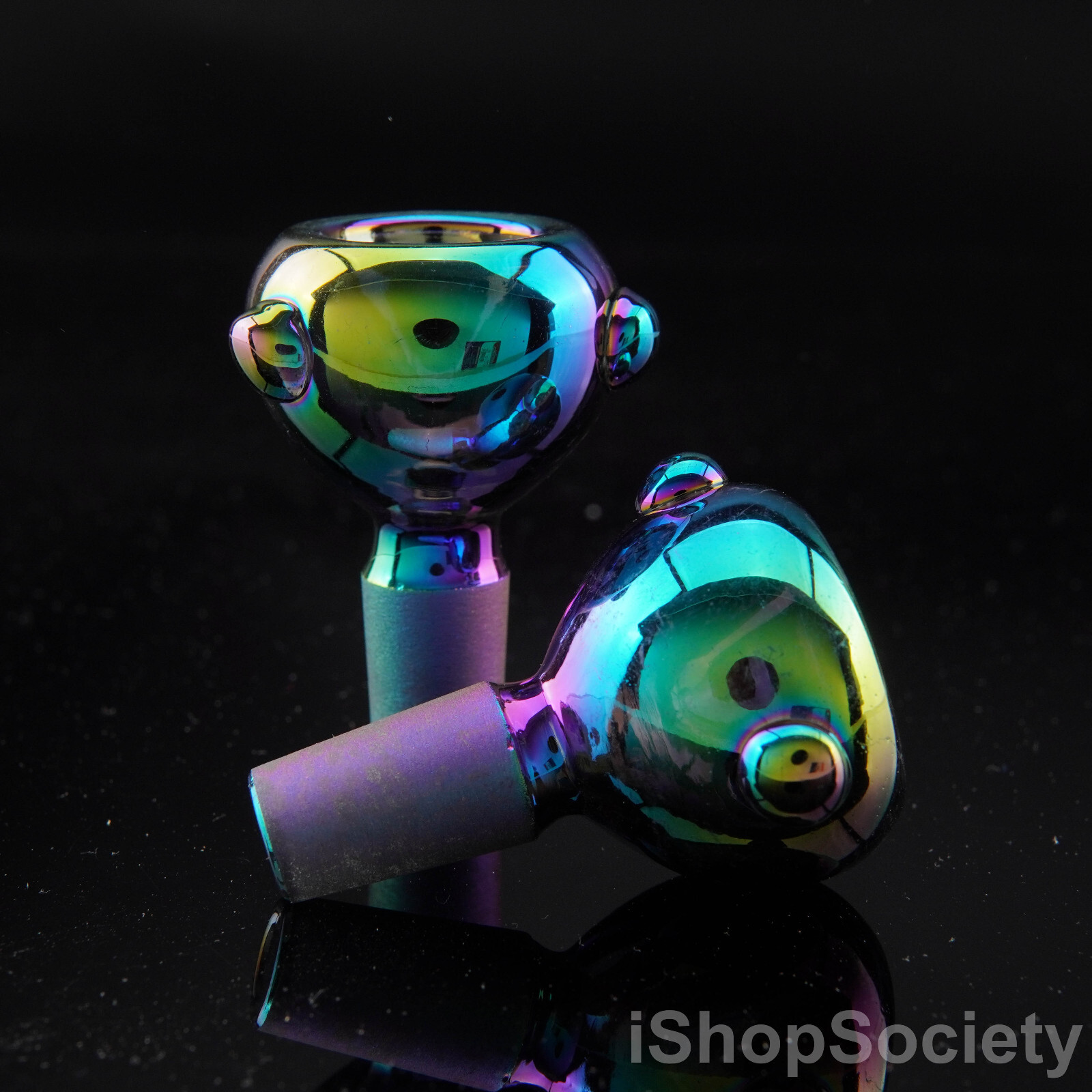 2.5&Prime; Chroma Slide Bowl 14mm Water Pipe Hookah Head Piece Thick Glass Bowl – P795