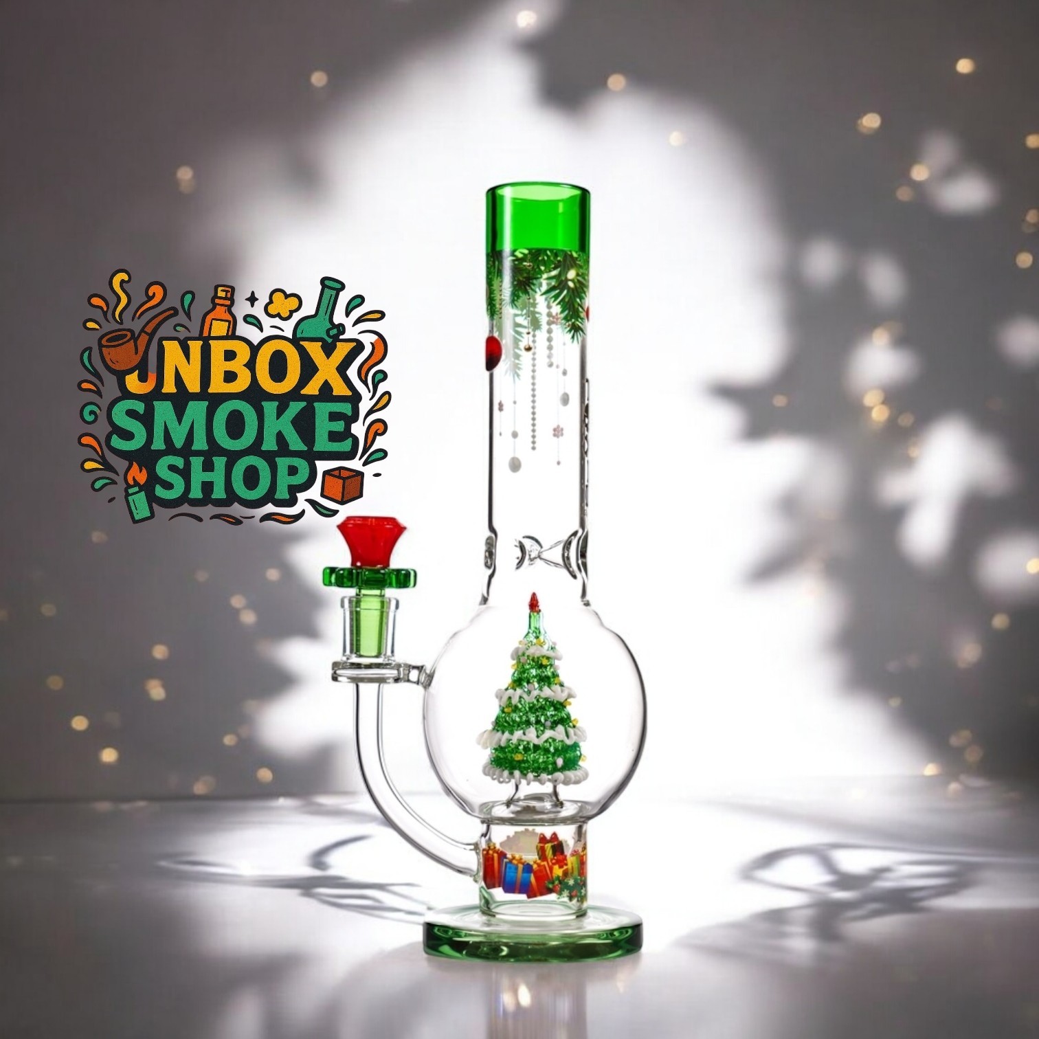 Toxic 12&Prime; Christmas Tree Water Pipe High Quality Glass T96
