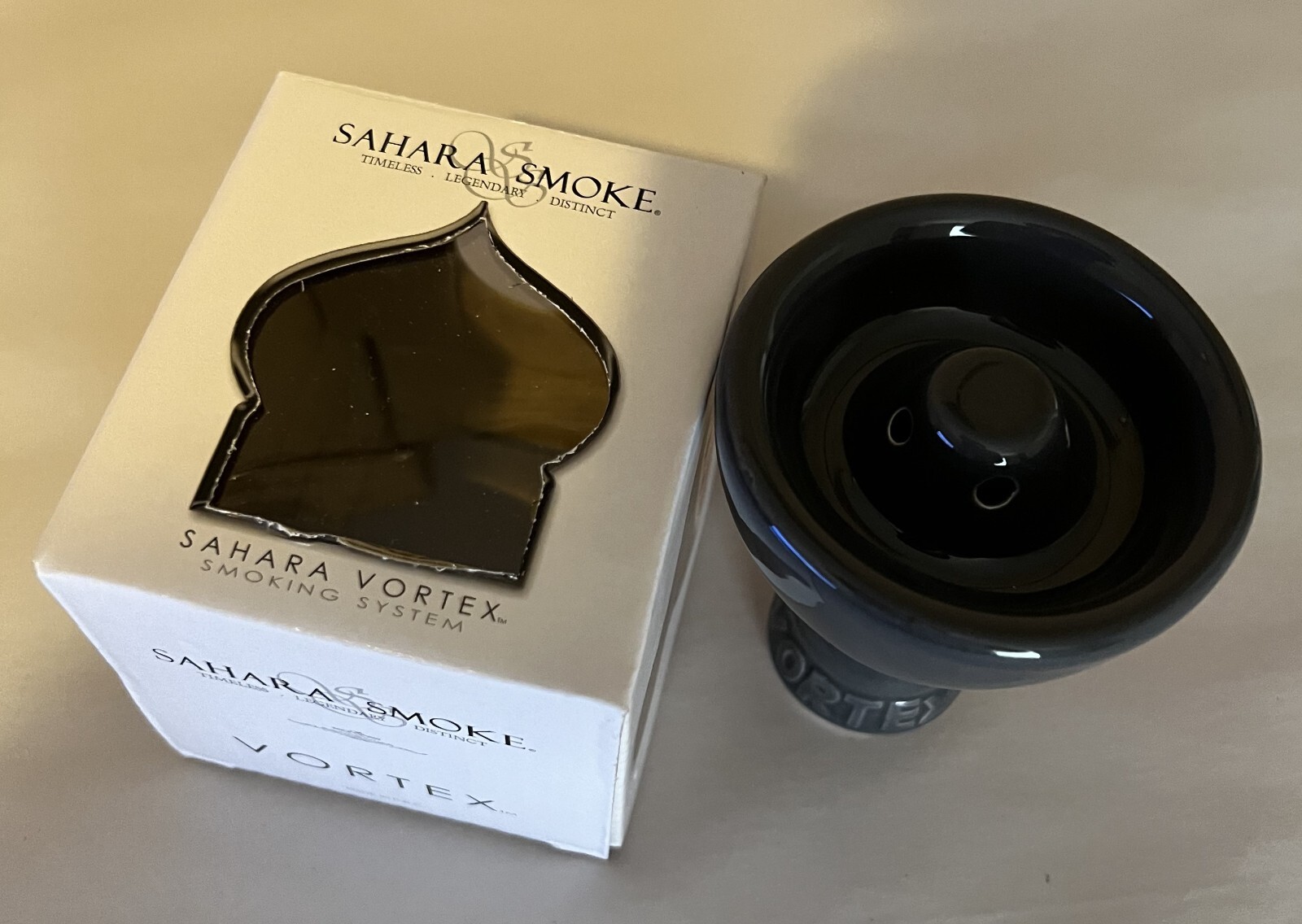 NEW Grey Authentic Sahara Smoke Vortex Hookah Smoking Shisha Bowl