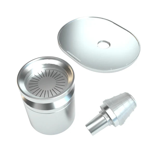 Stundenglass Gravity Infuser Gravity Hookah Bong 360 rotating water pipe- Silver