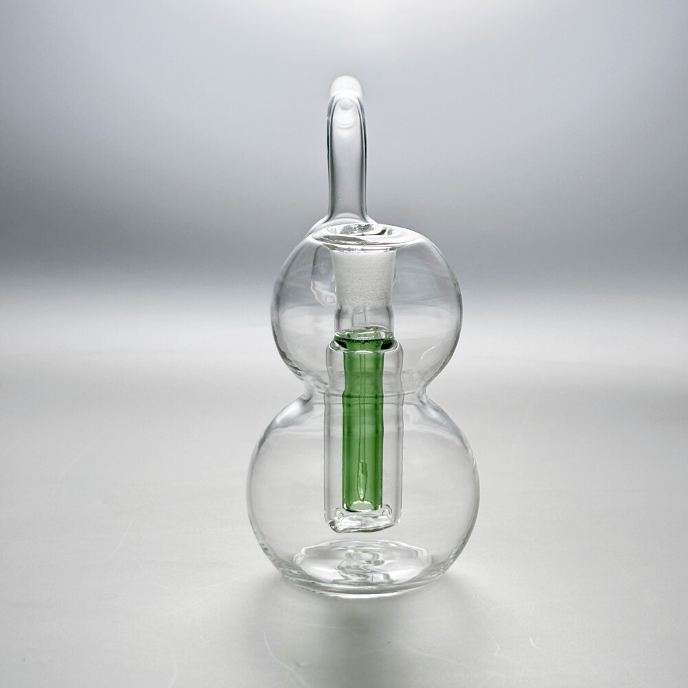 4 » Small Gourd Glass Water Pipe Bong Recycler Perc Bubbler w/Tool Box Full Set