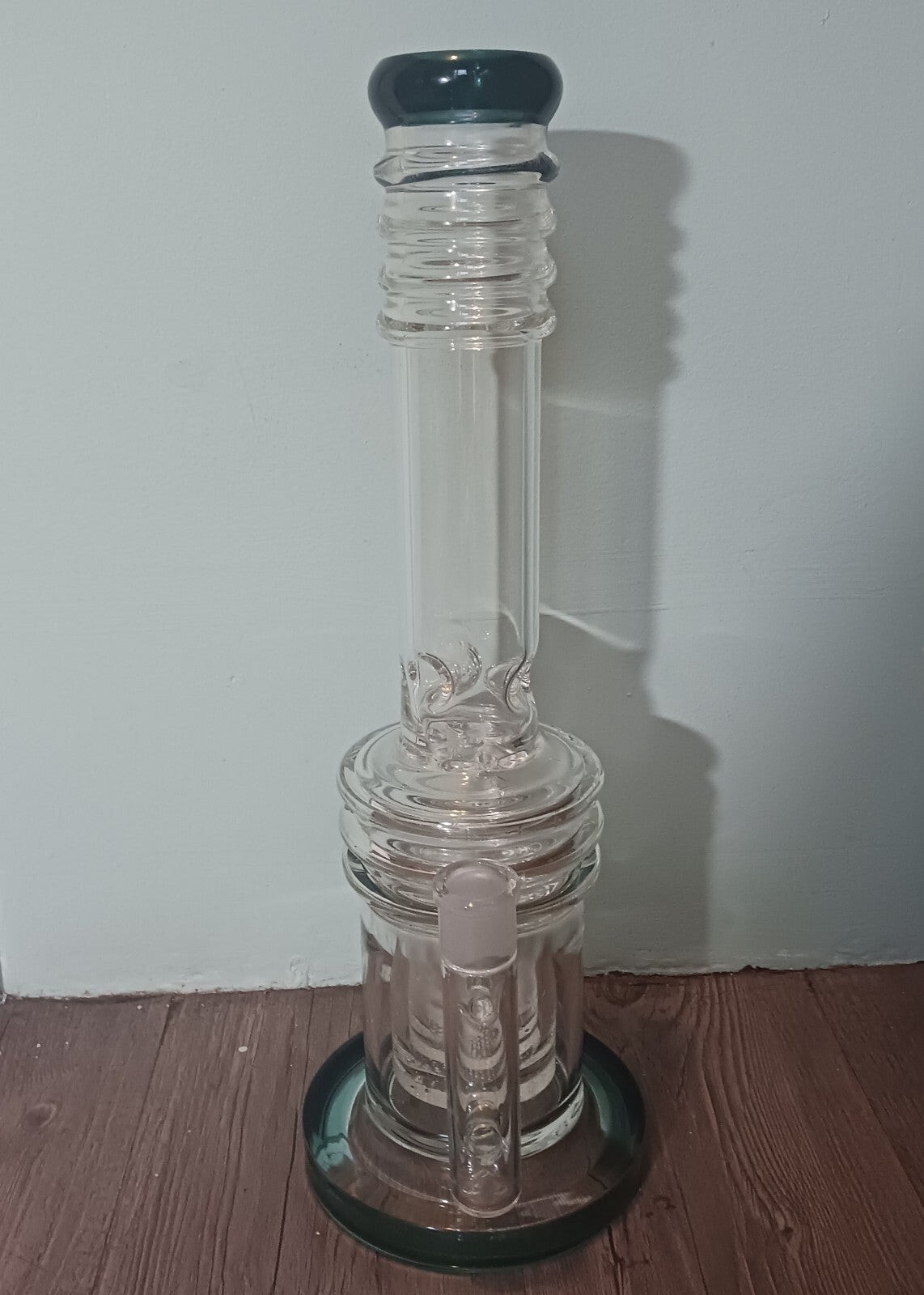 17&Prime; Triple Inverted Honeycomb Disc Perc Bong