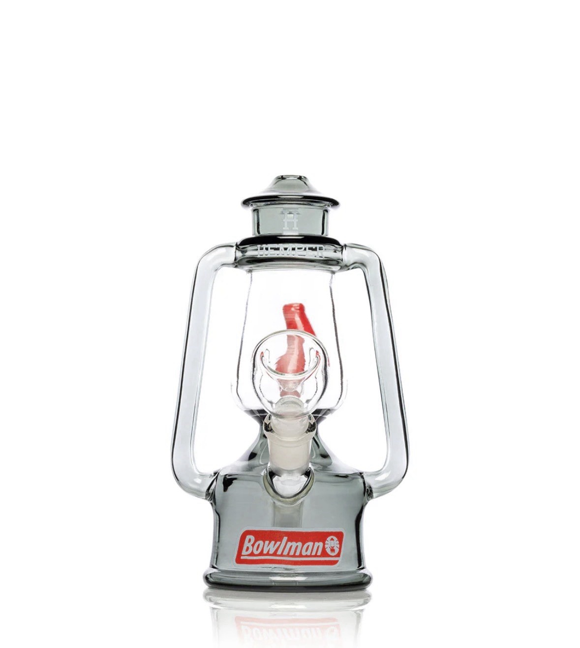 Hemper Bowlman Lantern Water Pipe 6.75&Prime; Glass Bubbler 14mm Bowl Camping Gift