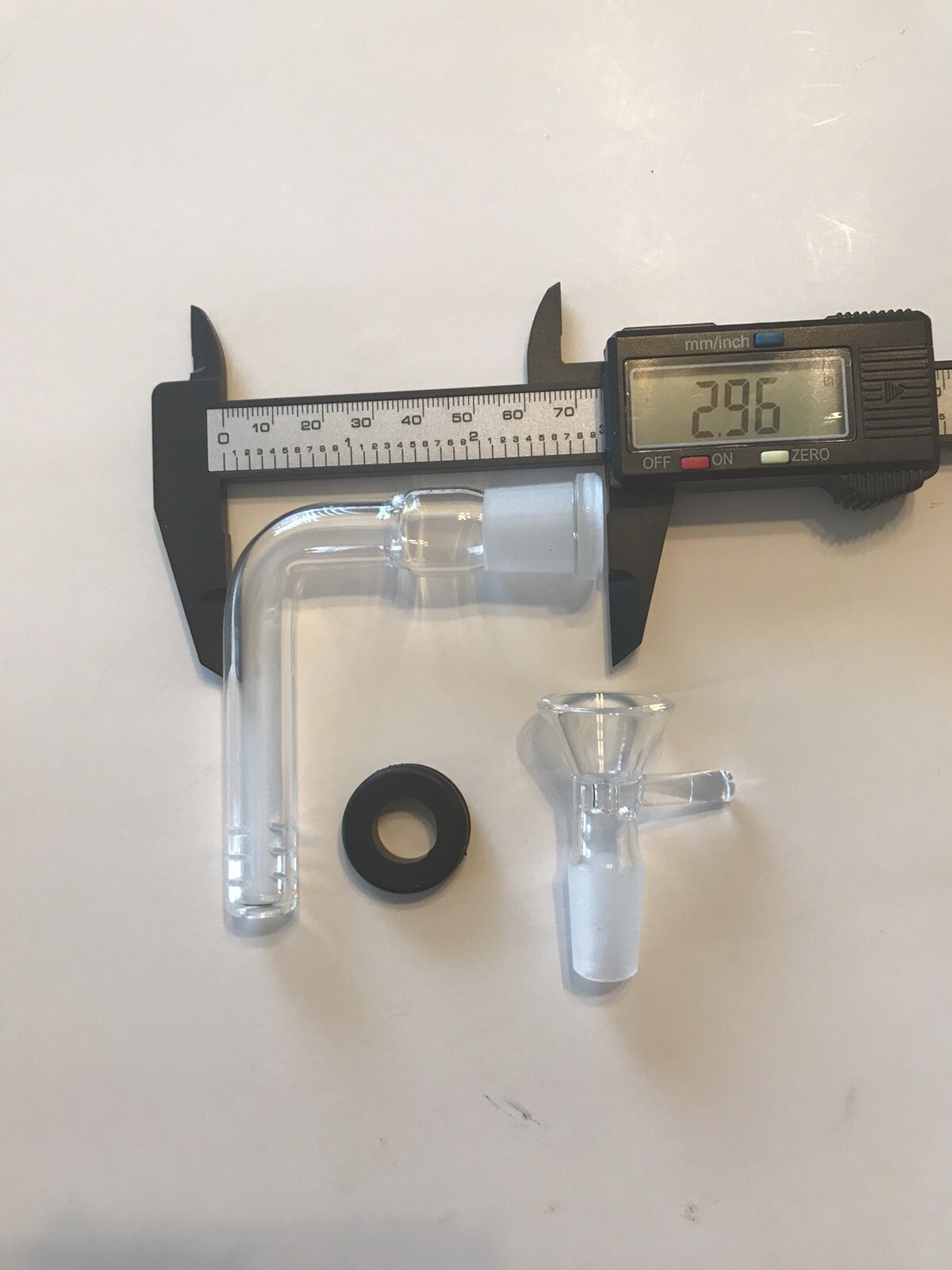 DIY BONG KIT Curved 14mm 90 Degree L Stem 3” Inch Downstem Bowl Drill Bit Guide