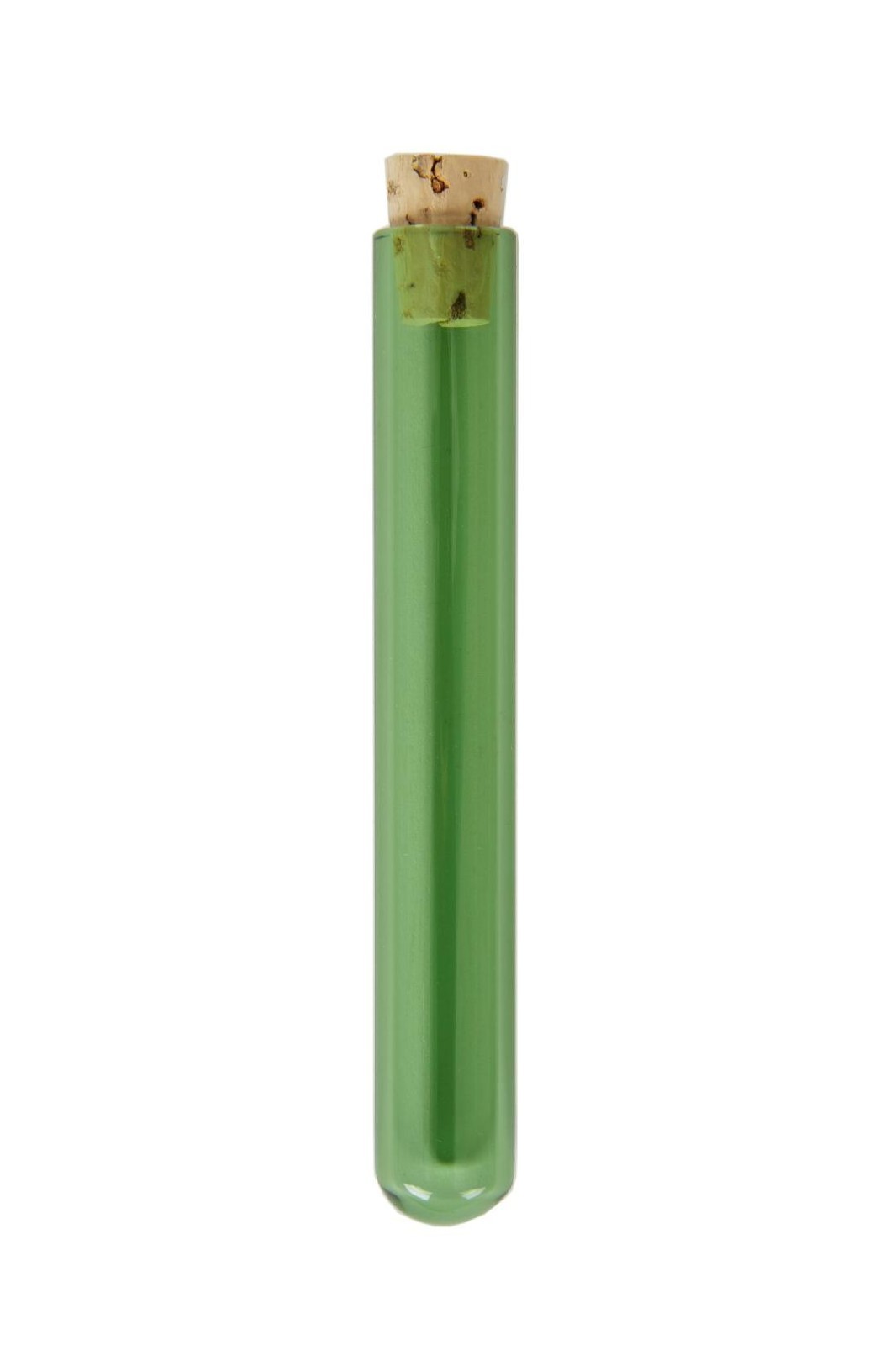 Glass Doobie Tubes Green NO Plastic Smell Proof Travel Safe Premium Storage 5&Prime;