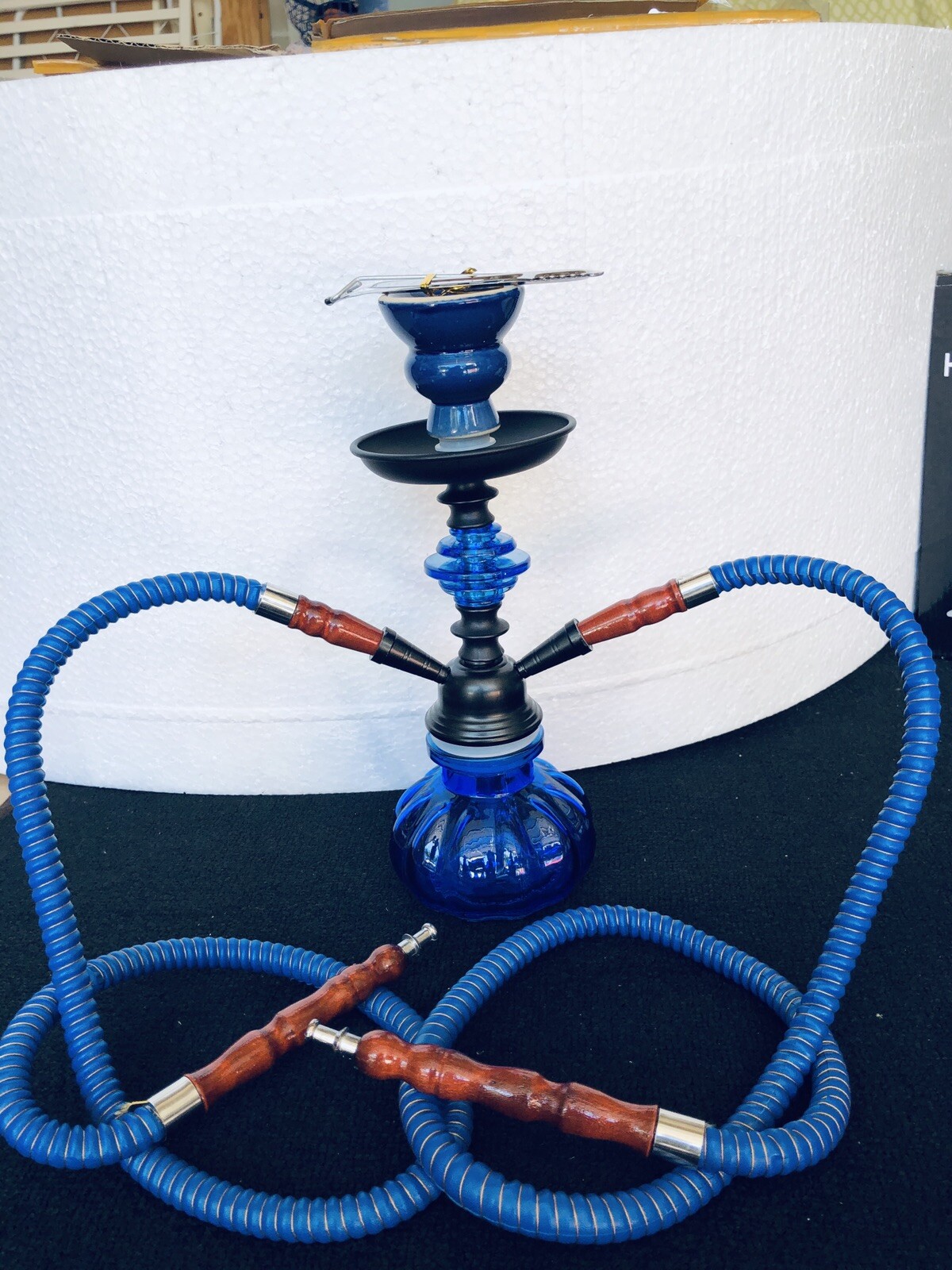 Double hose hookah-top 10 Selling Smoke Use Gout Chichi Shisha Tabak Glass Hooka
