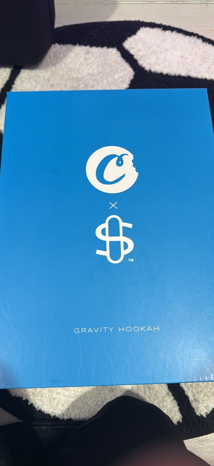COOKIES X Gravity Hookah Glass Bong Water Pipe 360 Rotating Gravity Bong *READ