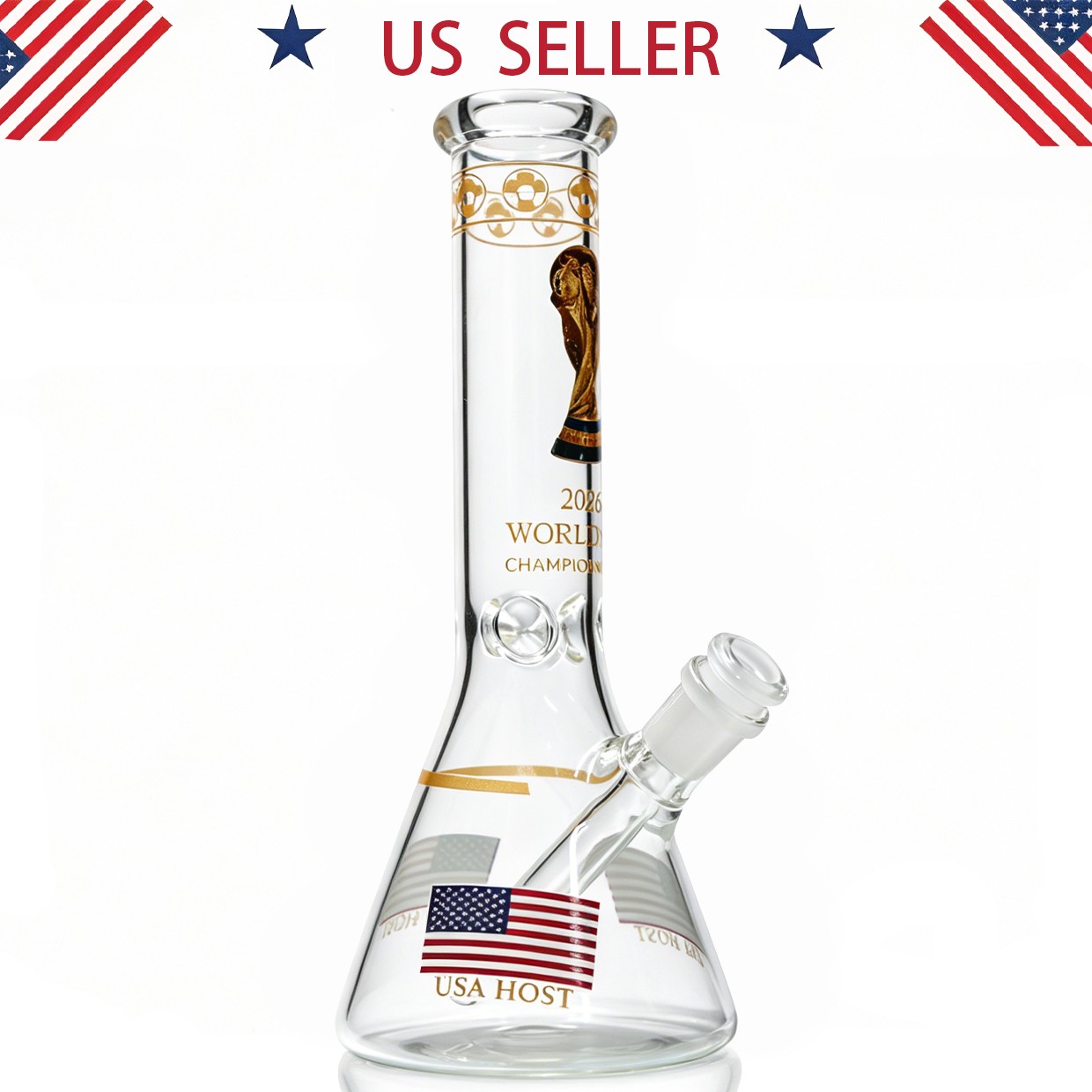 Hookah 10 » Glass Bong and Water Pipes Smoking Tobacco Beaker bongs w/ 14MM Bowl