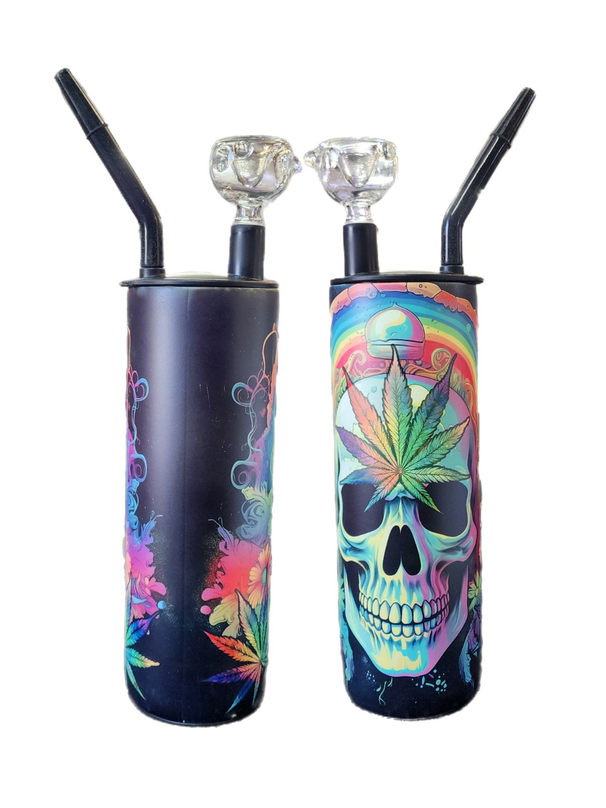 Glow In The Dark Bong Tumbler- Tumbler Hookah – Cold Smoke Tumbler – 20 oz