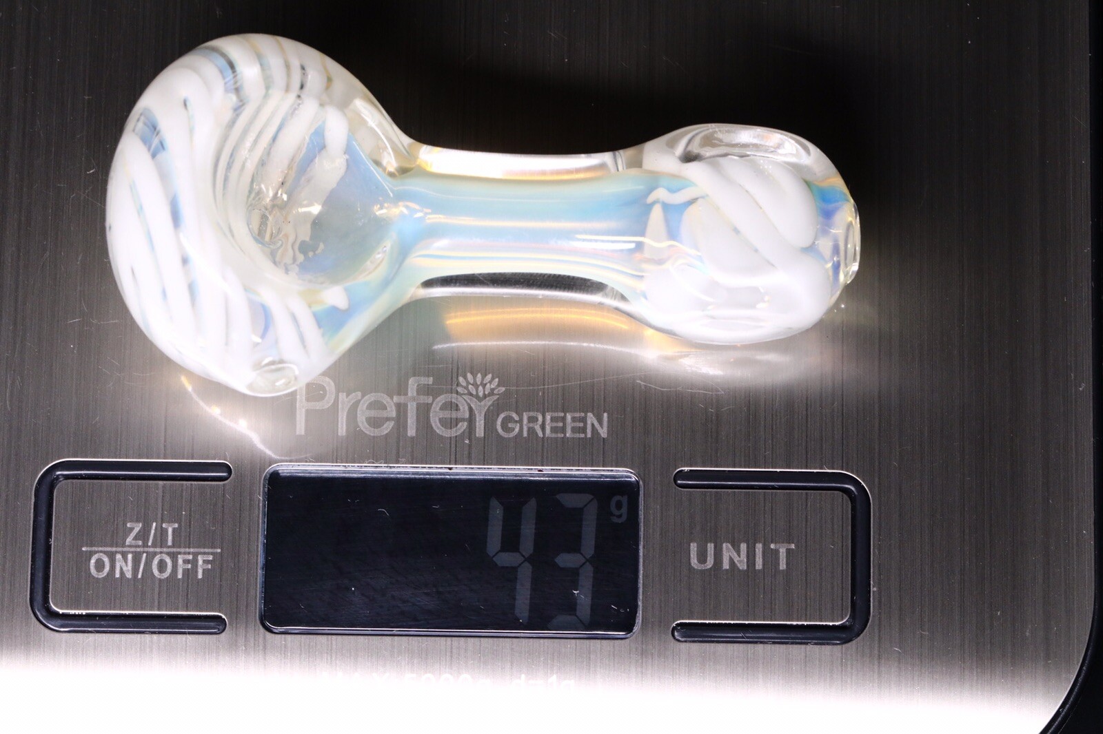 TOBACCO SMOKING HAND PIPE MINI USA HEAVY BLOWN GLASS POCKET PIPA BOWL HITTER 3”