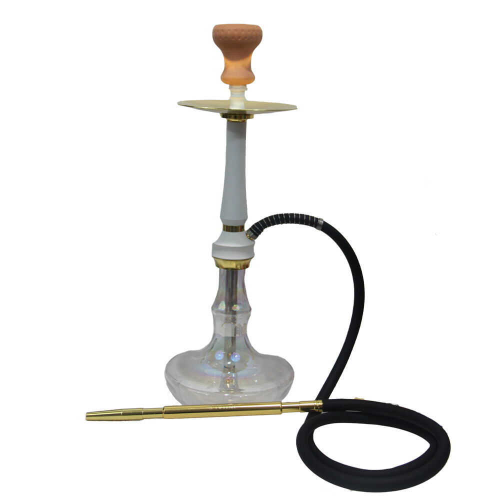 24&Prime; LAVISH modern style hookah – white