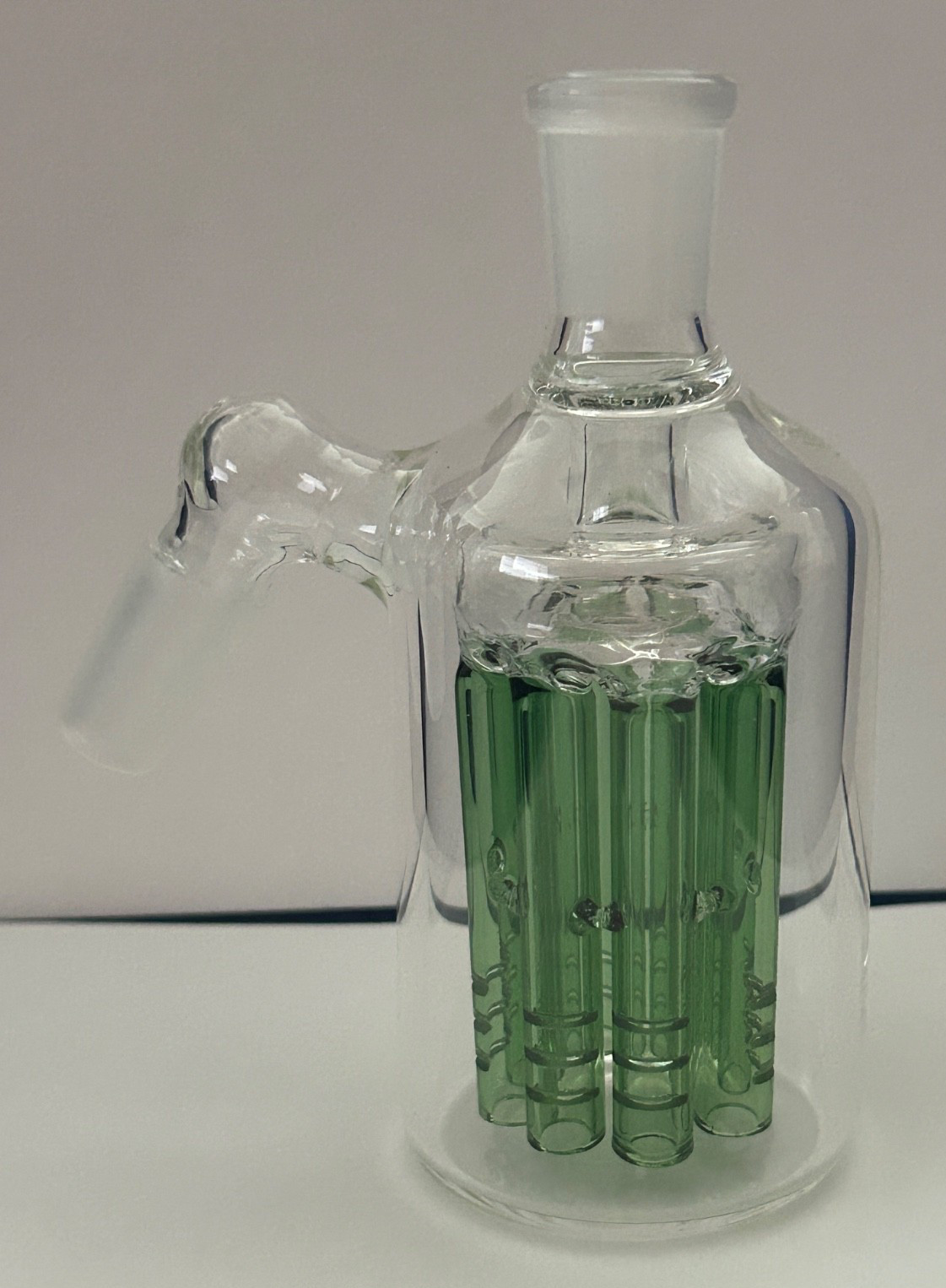 18 mm 45 degree Male 8 Arm GREEN Ash Catcher