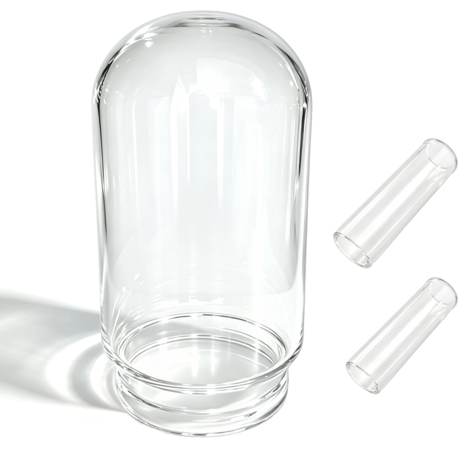 Gravity Hookah Accessories Transparent Glass Globe Shisha with 2 Glass Hose T…