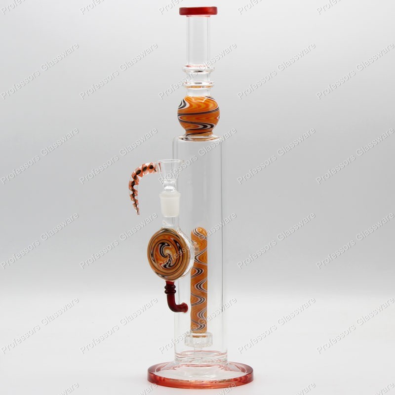 14&Prime; Colored Wig Wag Tie-Dye Bong – Glass Water Pipe, Stylish & Smooth