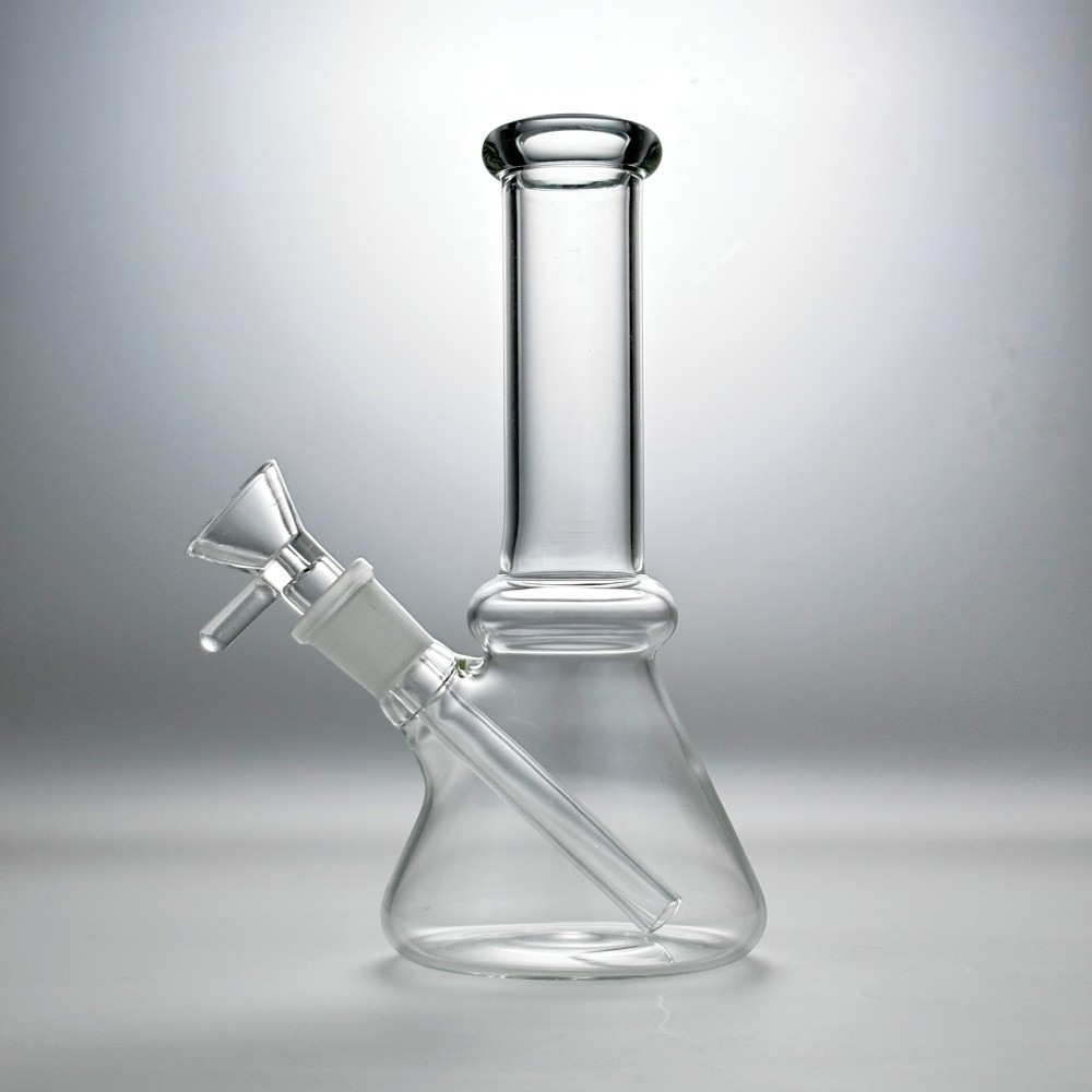 6&Prime; Pyrex Classic Glass Bong Smoking Water Pipe Hookah Bubbler Beaker + 14mm Bowl