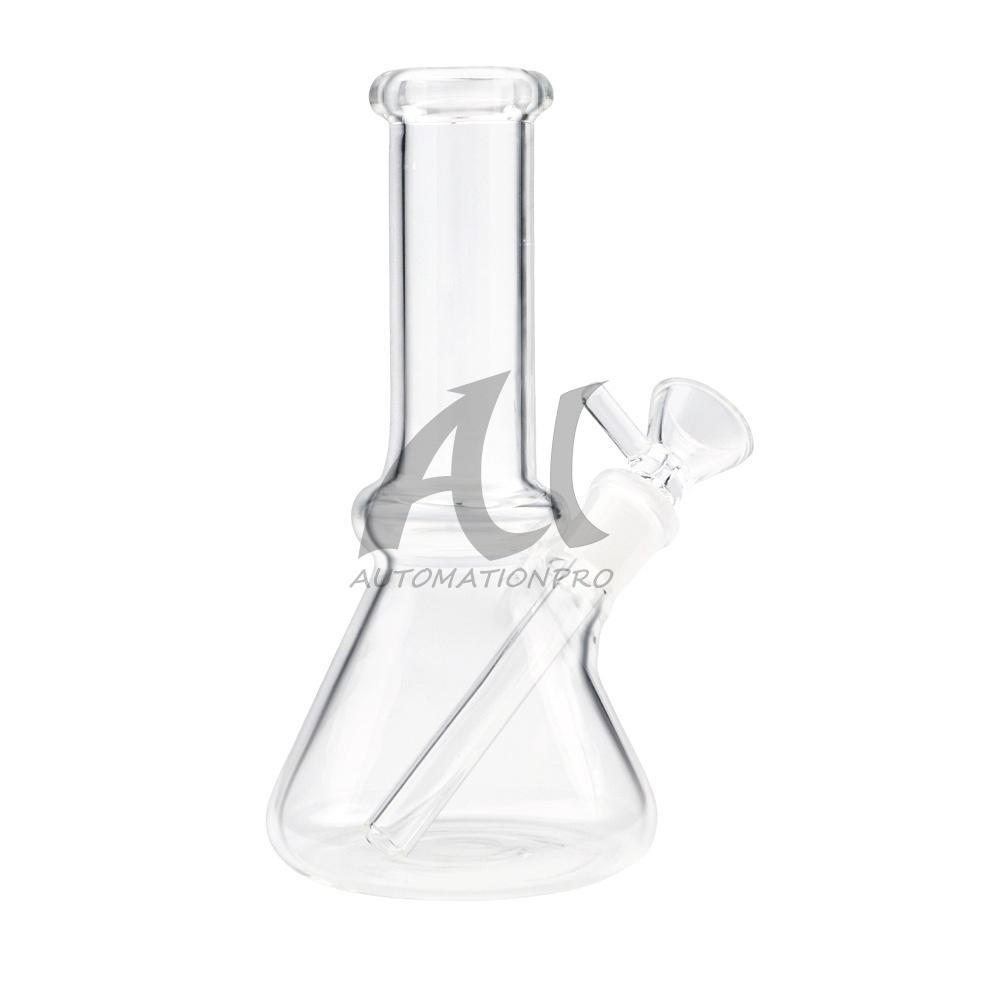6&Prime; Small Glass Bong Smoking Tobacco Water Pipe 14MM Glass Bowl