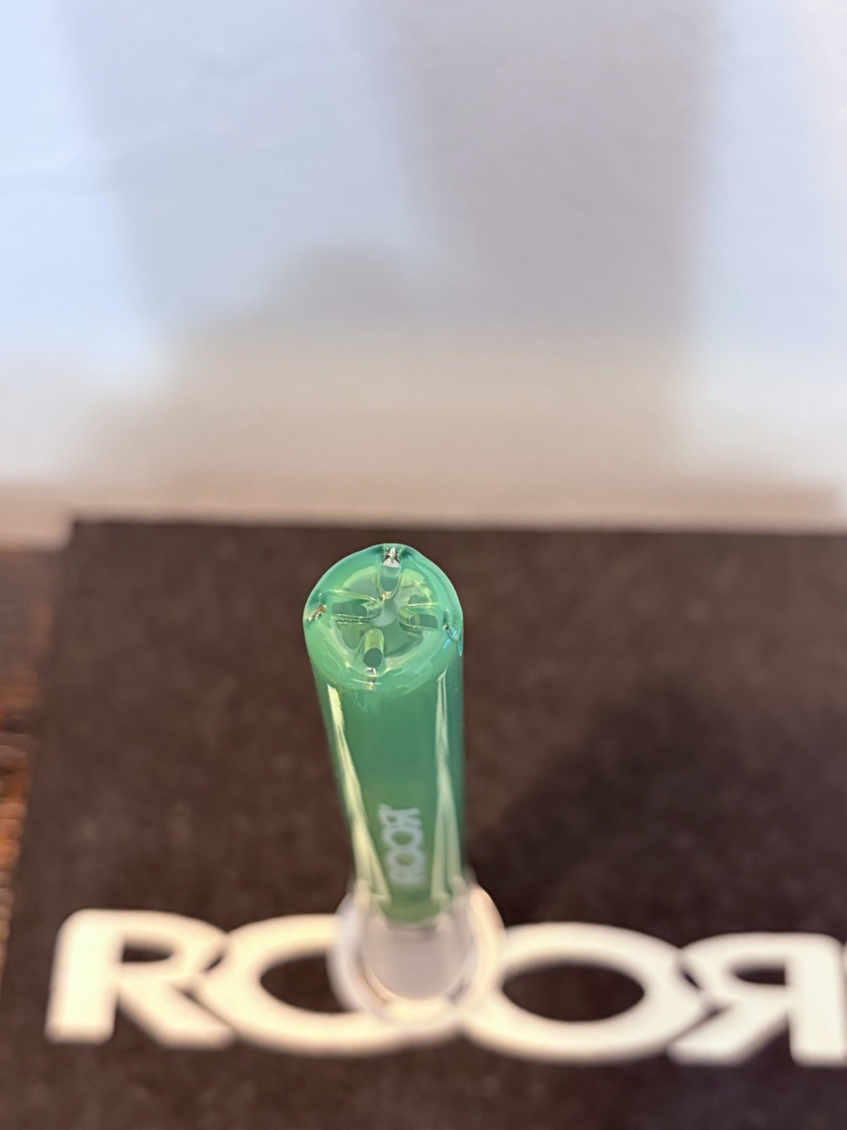 ROOR® Gridded Classic Style Downstem Green 3½”
