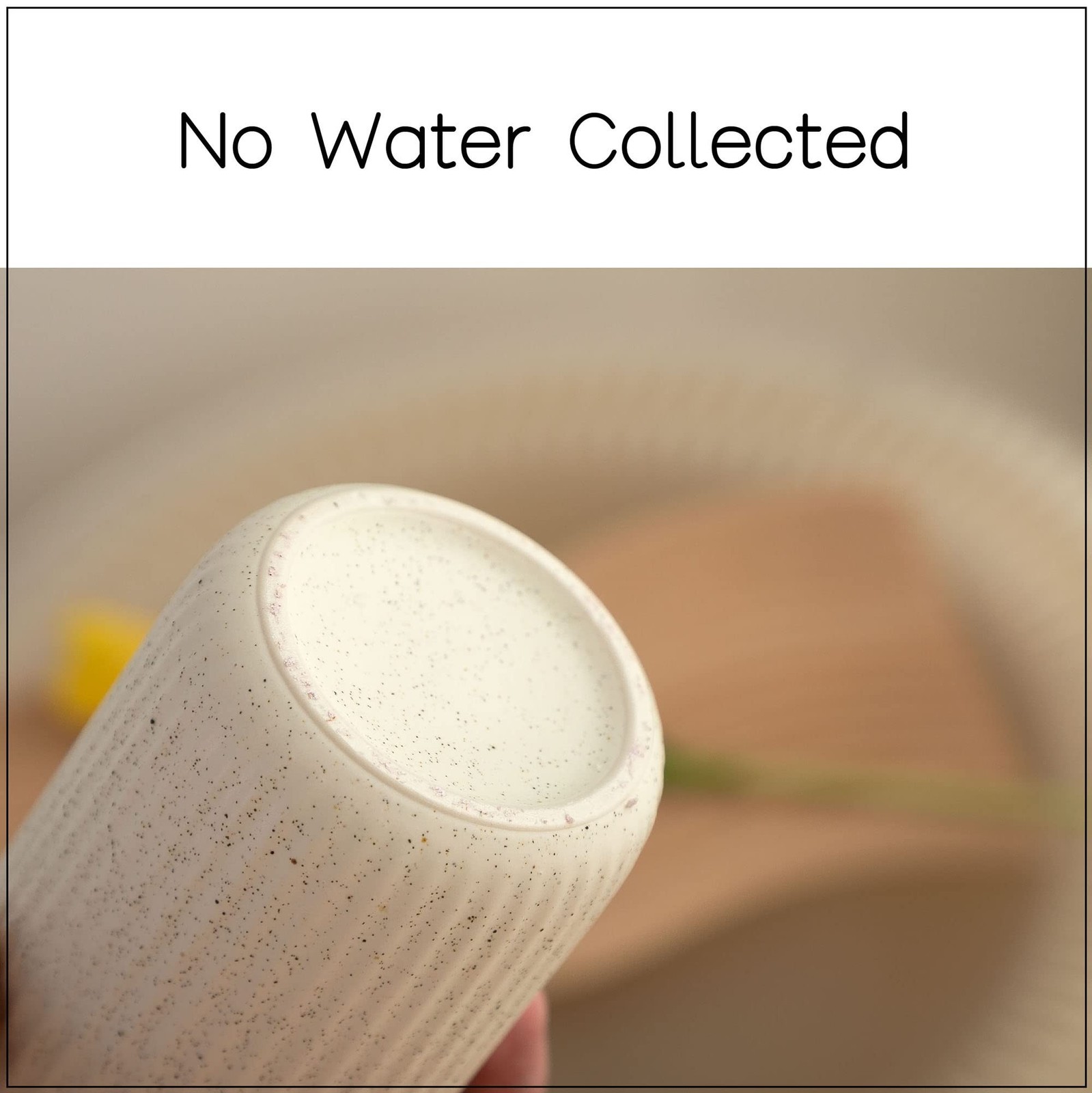 2 Pack Beige Speckled Ceramic Toothbrush Holder, Rippled Cylinder Tumbler for…